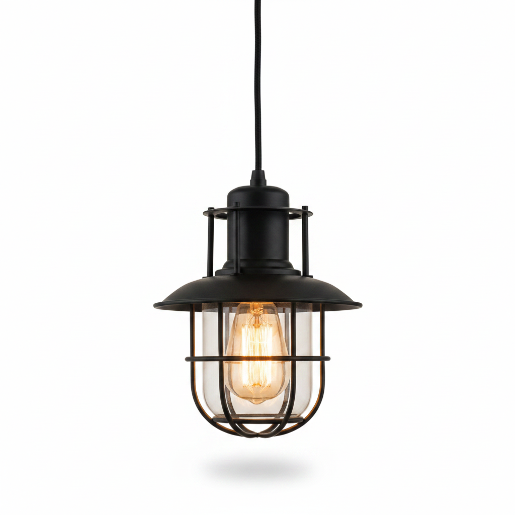 Adjustable cable industrial pendant light