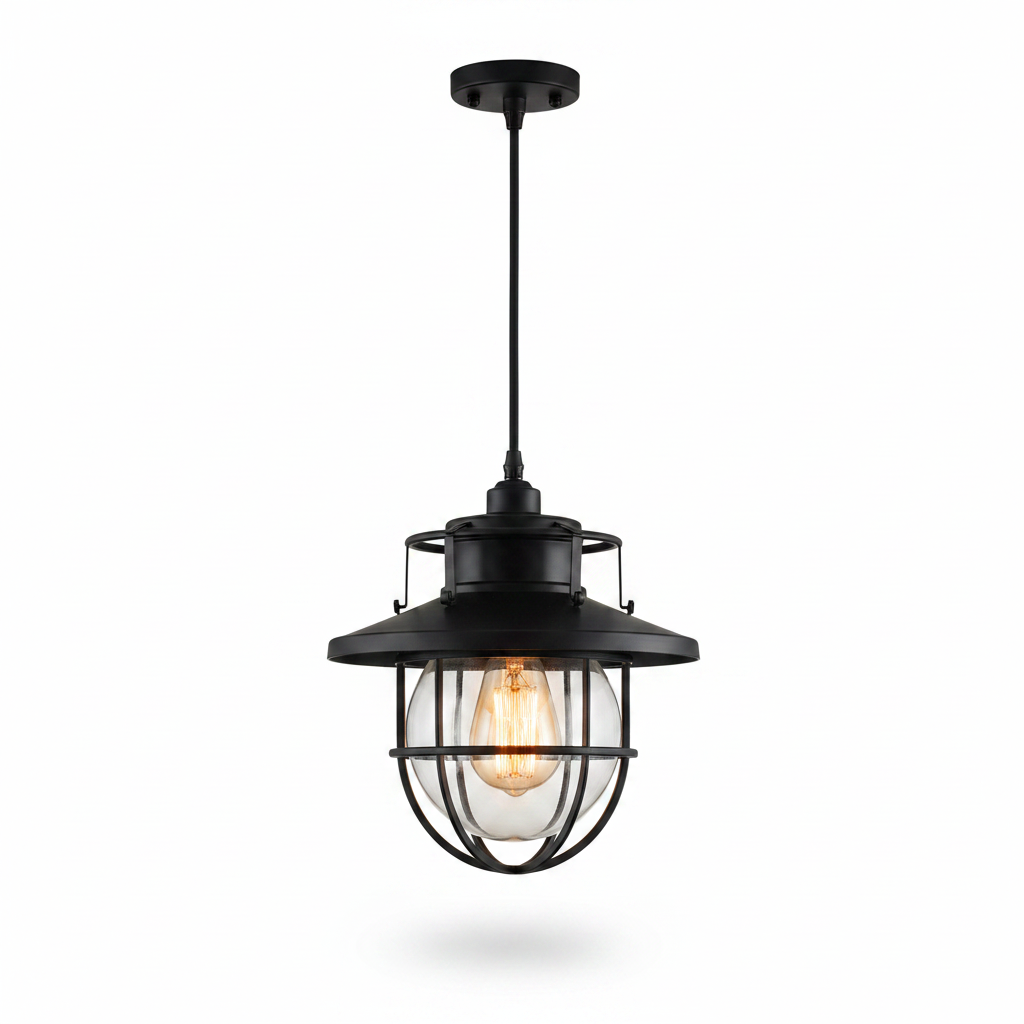 Loft style industrial pendant lighting
