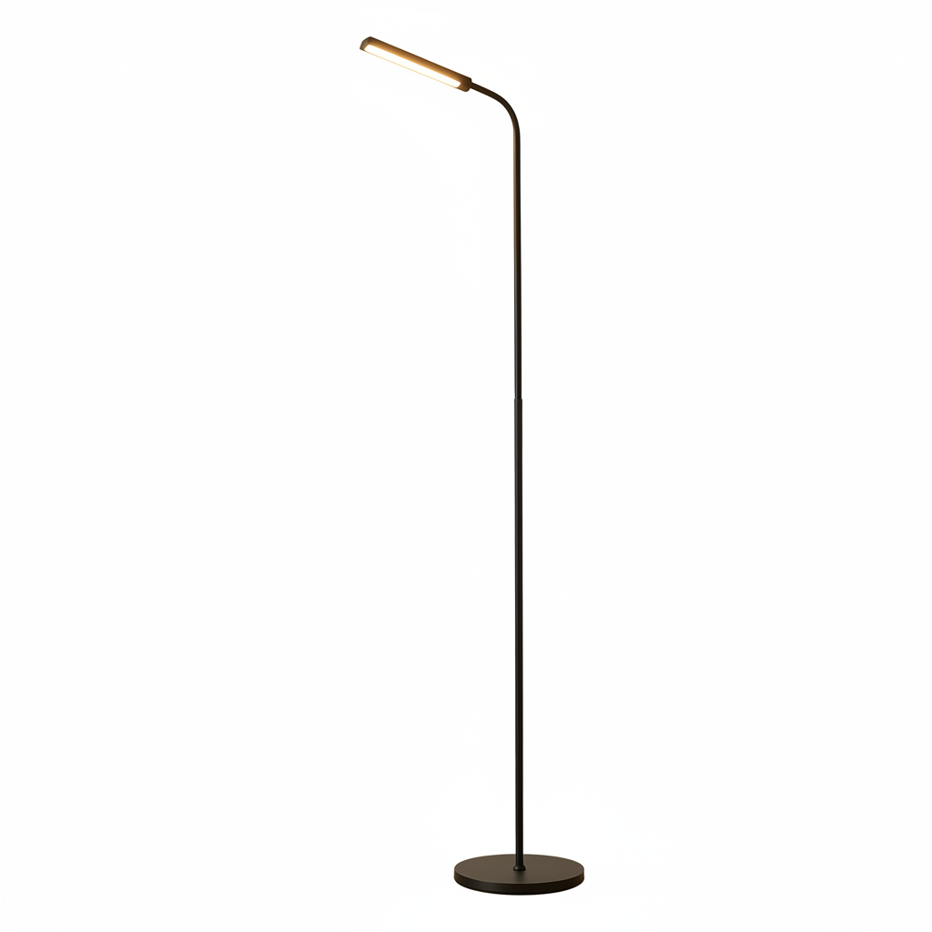 Close up detail of adjustable LED lamp
