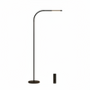 Front view of modern adjustable LED floor lamp