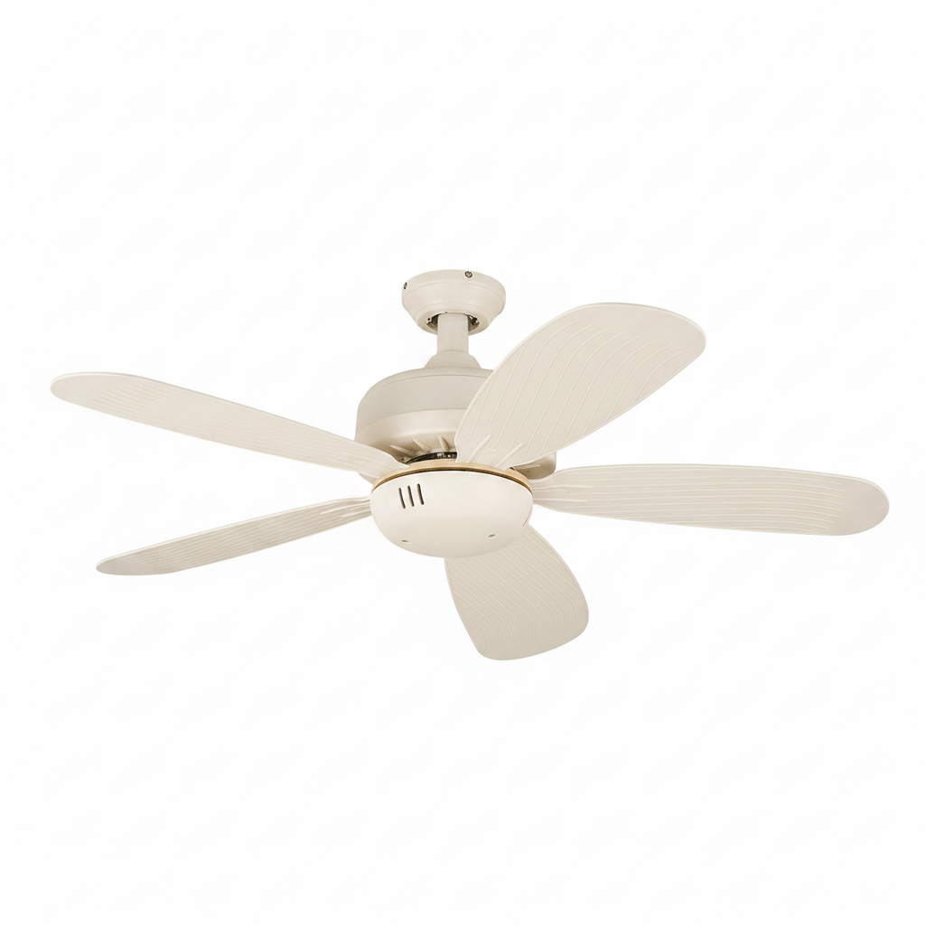 Six blade ceiling fan design
