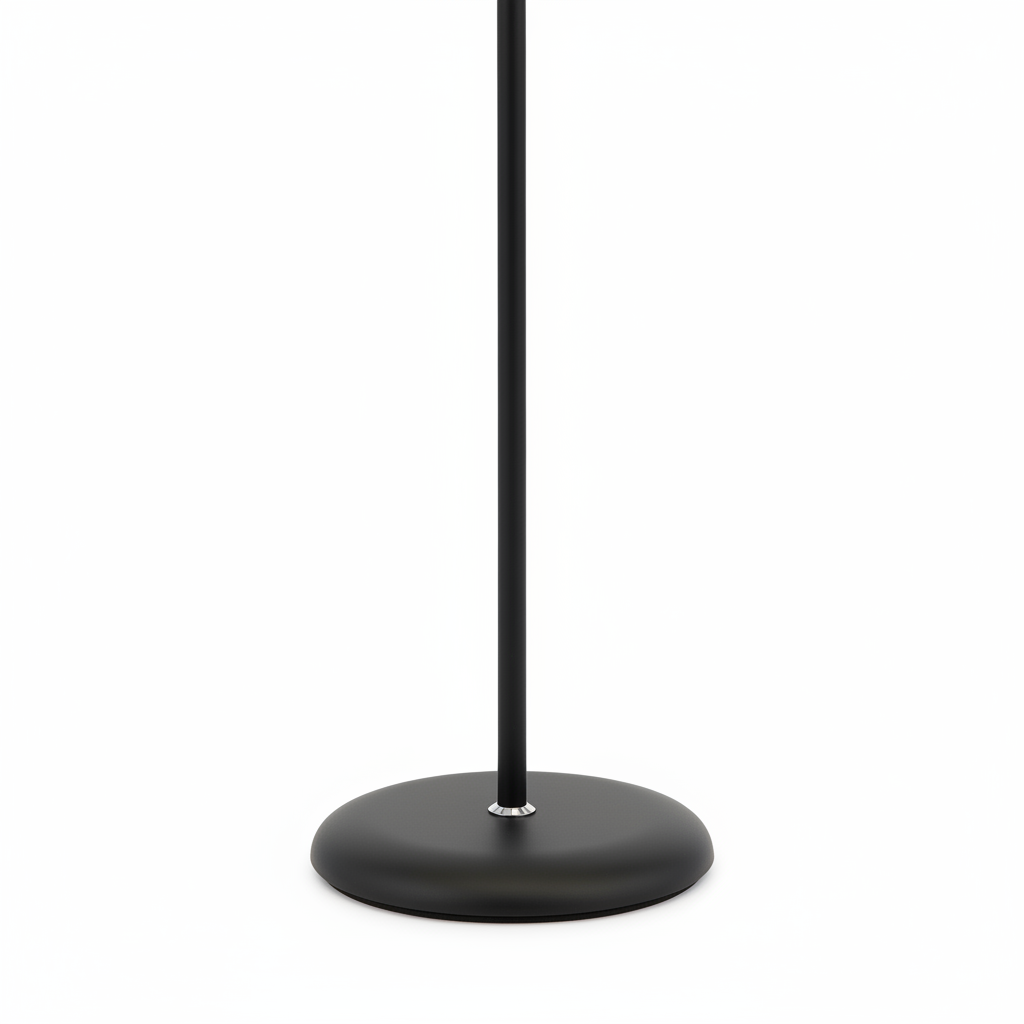 Focused lighting from cone shade lamp