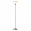 Modern floor lamp styled in living room