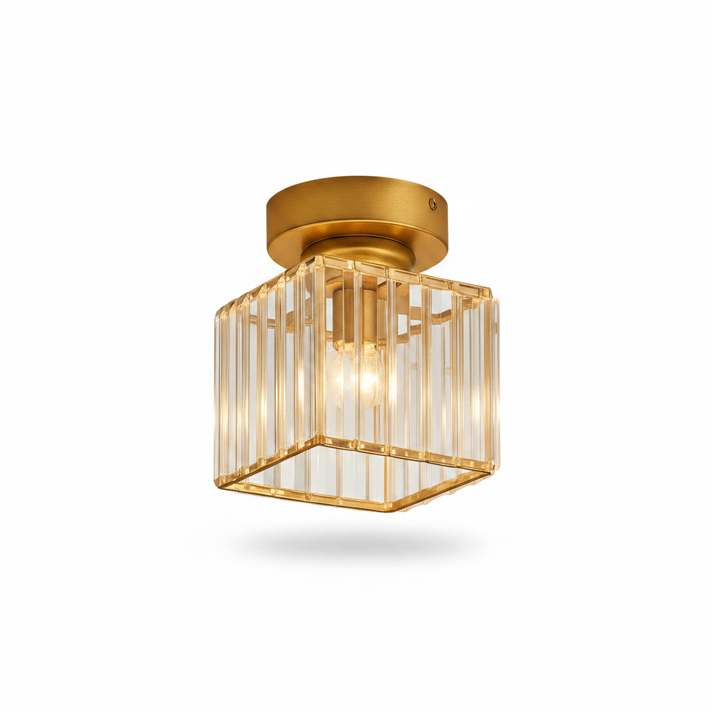 Decorative crystal ceiling lighting design