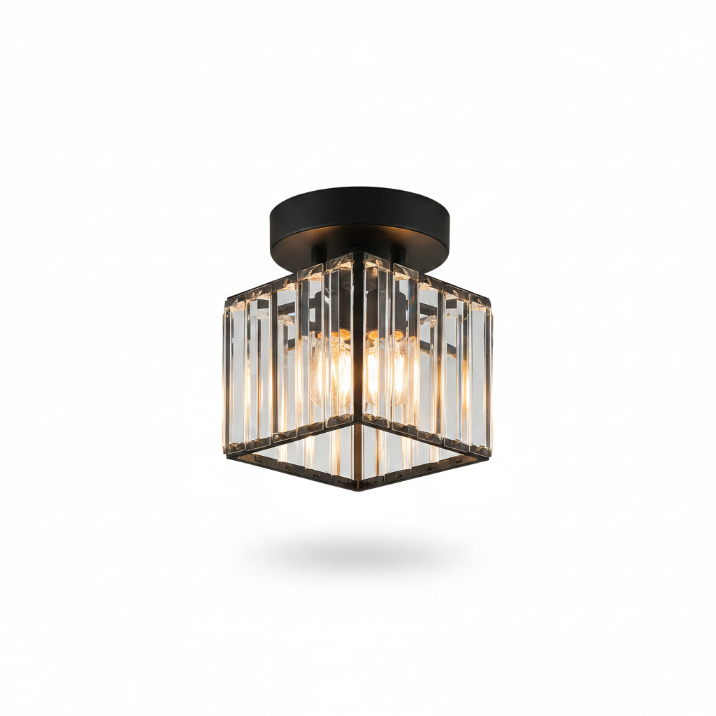Soft lighting from elegant ceiling fixture