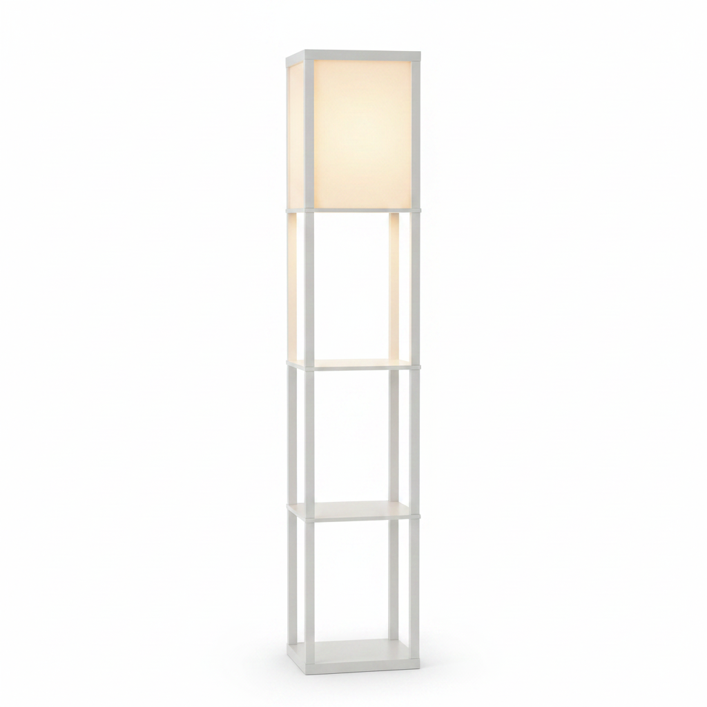 Storage design modern standing lamp