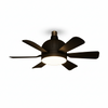 Close up detail of modern ceiling fan blades