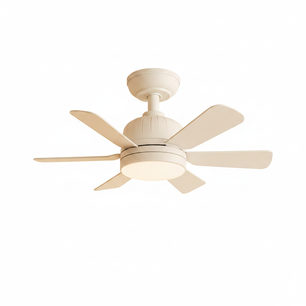 Modern ceiling fan in living room décor