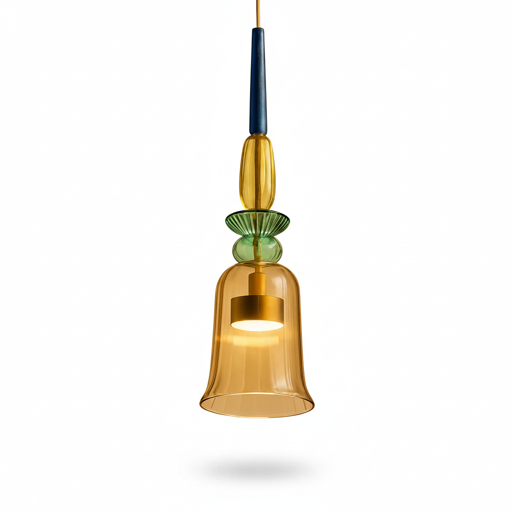 Side profile of Scandinavian pendant lamp
